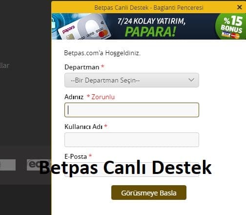 betpas destek