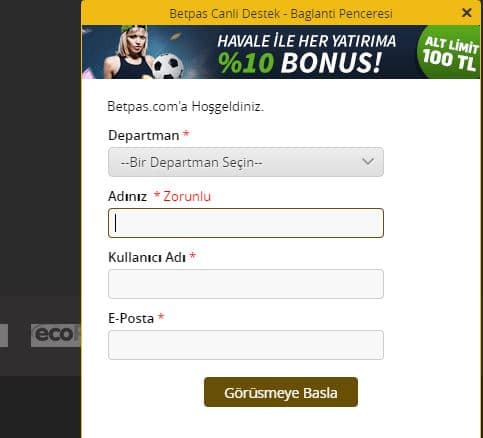 betpas müşteri hizmetleri